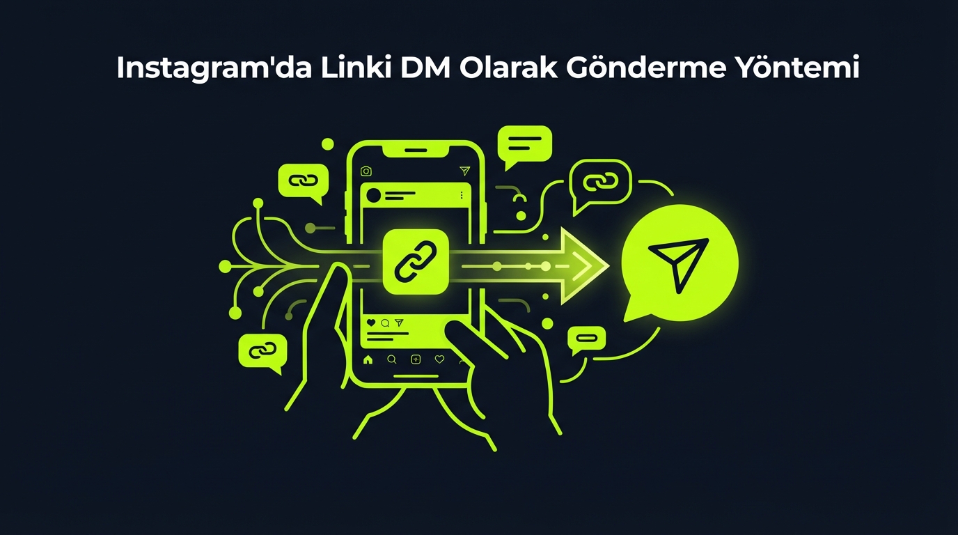 Instagram'da Linki DM Olarak Gönderme Yöntemi
