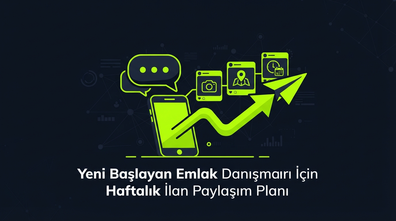Yeni Başlayan Emlak Danışmanları İçin Haftalık İlan Paylaşım Planı